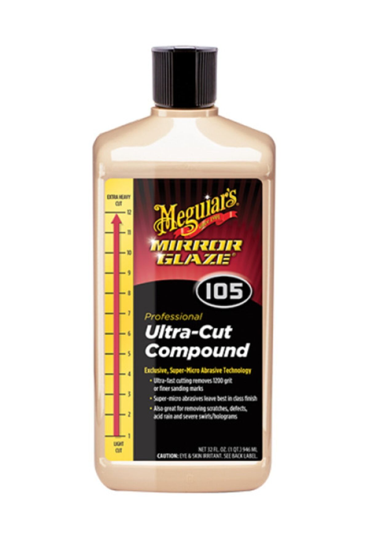 Meguiars Mirror Glaze® M-105 Ultra Cut Compound Çizik Çıkarıcı Pasta 946 ml