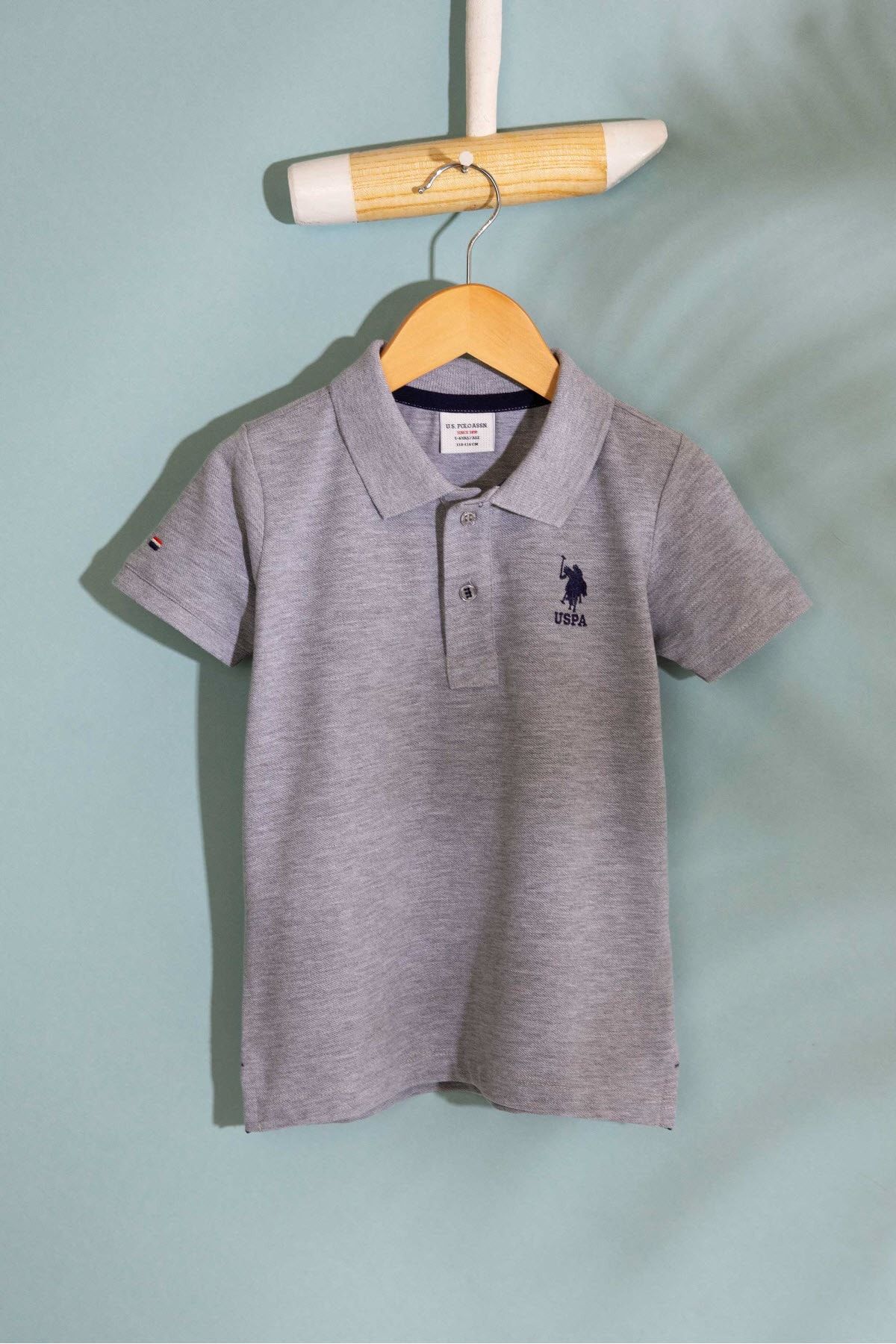 U.S. Polo Assn. Gri Erkek Çocuk T-Shirt
