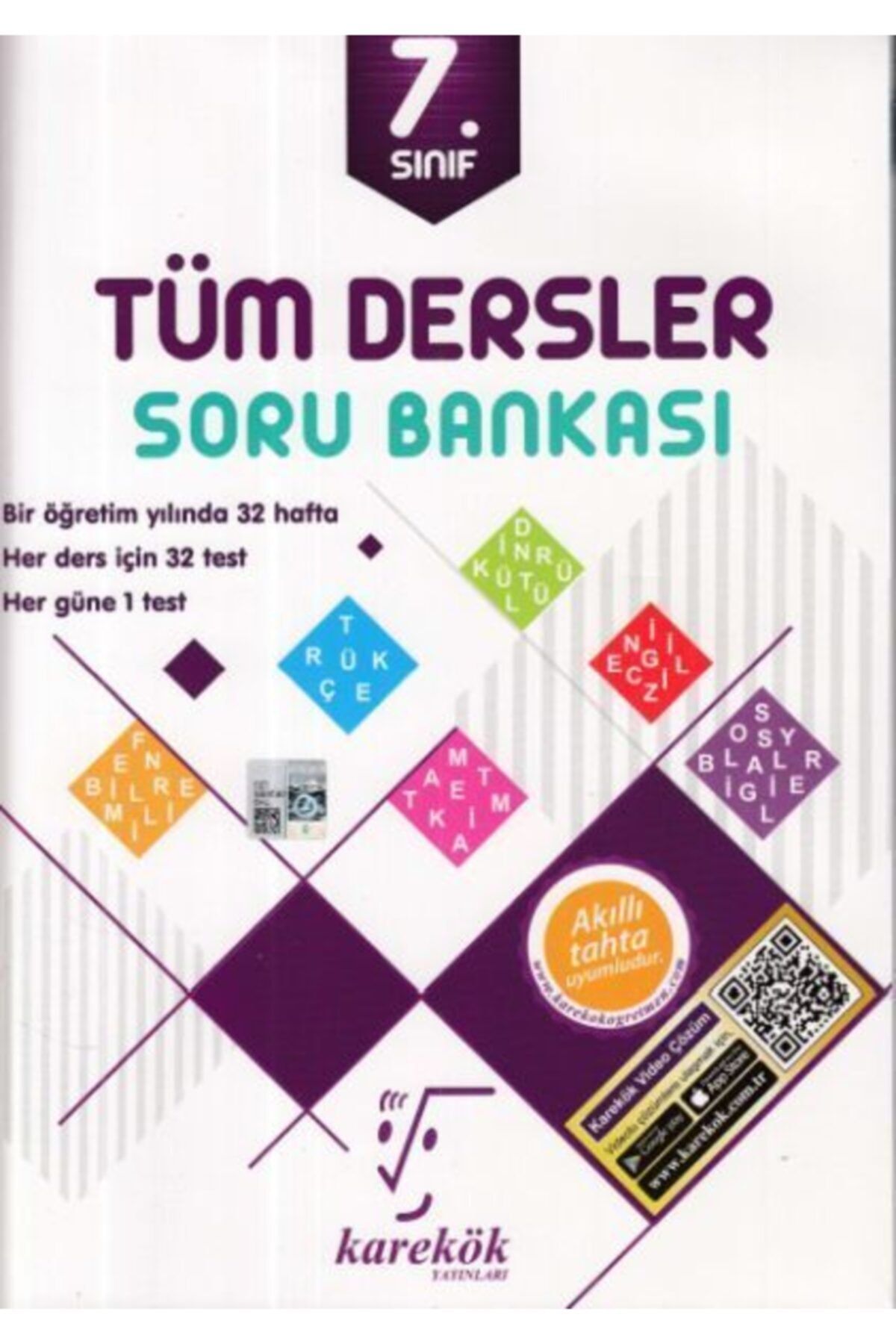 Karekök Yayınları 7. Sınıf Tüm Dersler Soru Bankası | Karekök Komisyon |