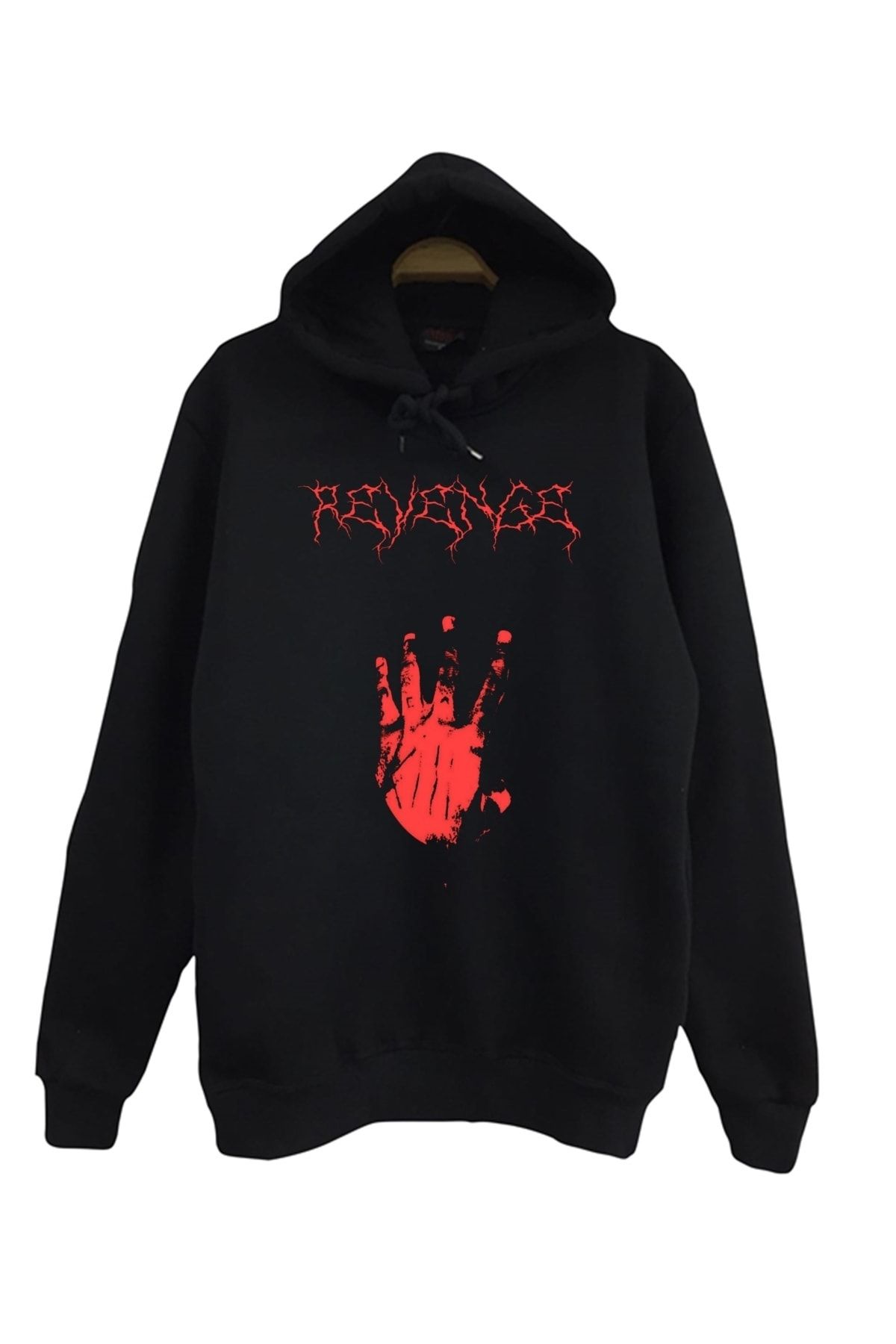 The Fame Siyah Xxxtentacion, Revenge Kapşonlu Sweatshirt