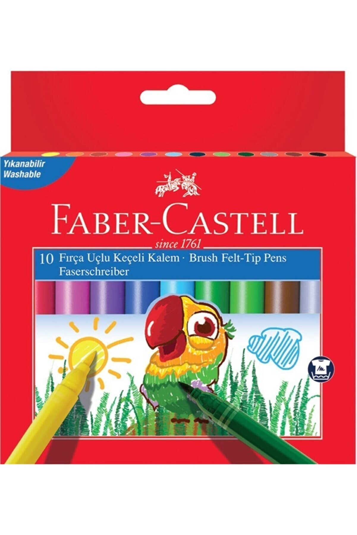 Faber Castell Faber-castell Winner Brush Fırça Uçlu Keçeli Kalem 10r