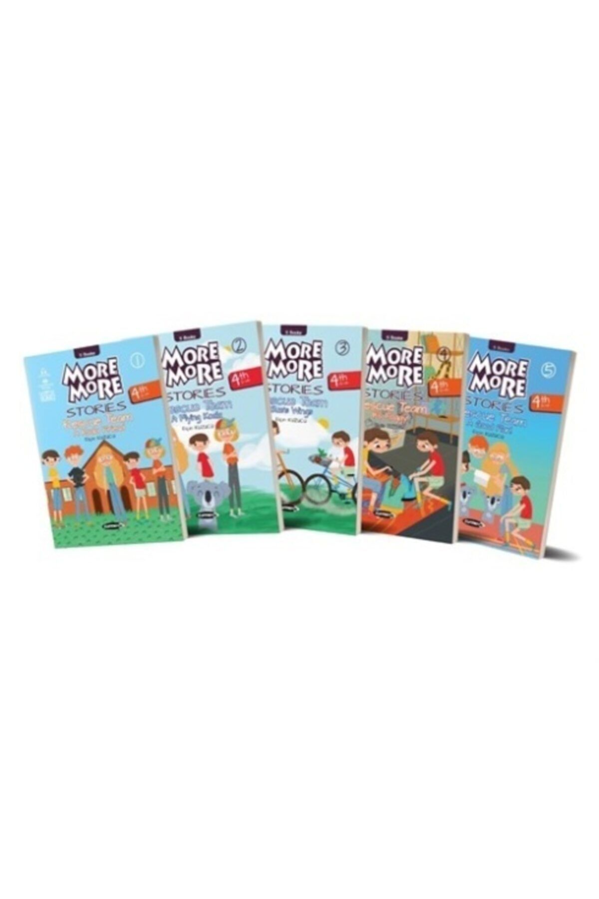 Kurmay Yayınları 4 More & More Hikaye Seti (5 Kitap) - Elçin Kuzucu - (hazırlık)