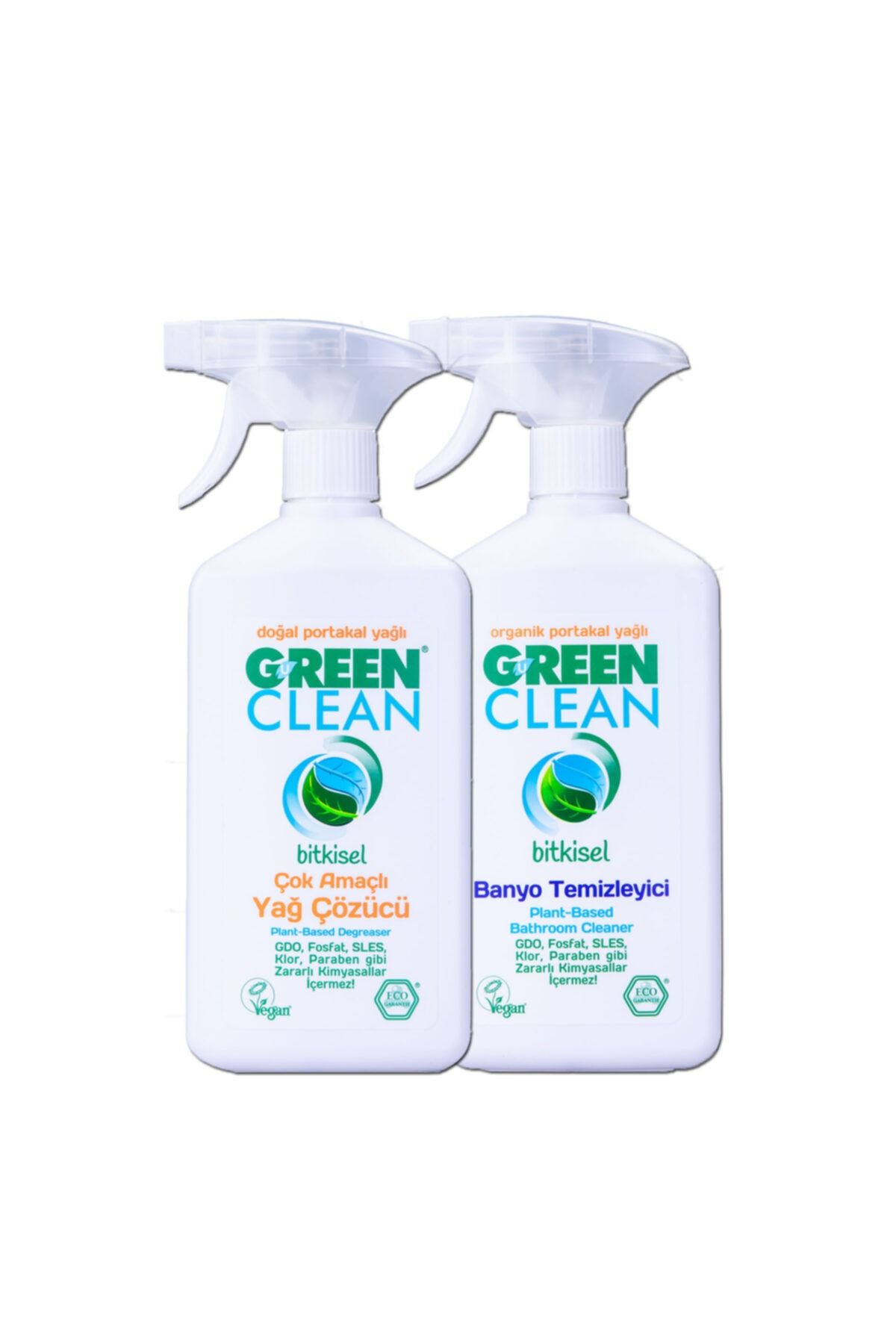 U Green Clean Ugc Bitkisel Çok Amaçlı Yağ Çözücü 500 Ml Ve Bitkisel Banyo Temizleyici 500 Ml