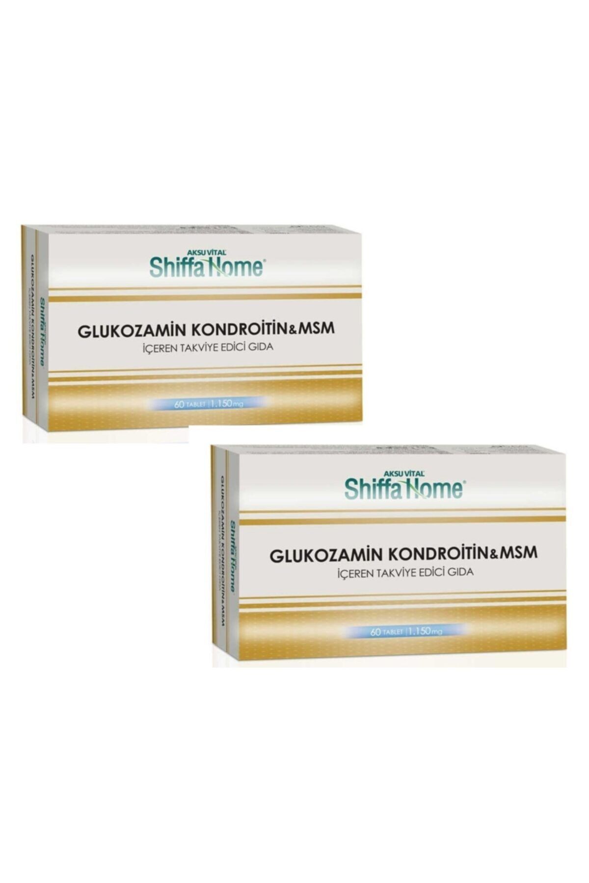 Aksu Vital Glukozamin Kondroitin Msm 1150 Mg 60 Tablet X 2 Adet