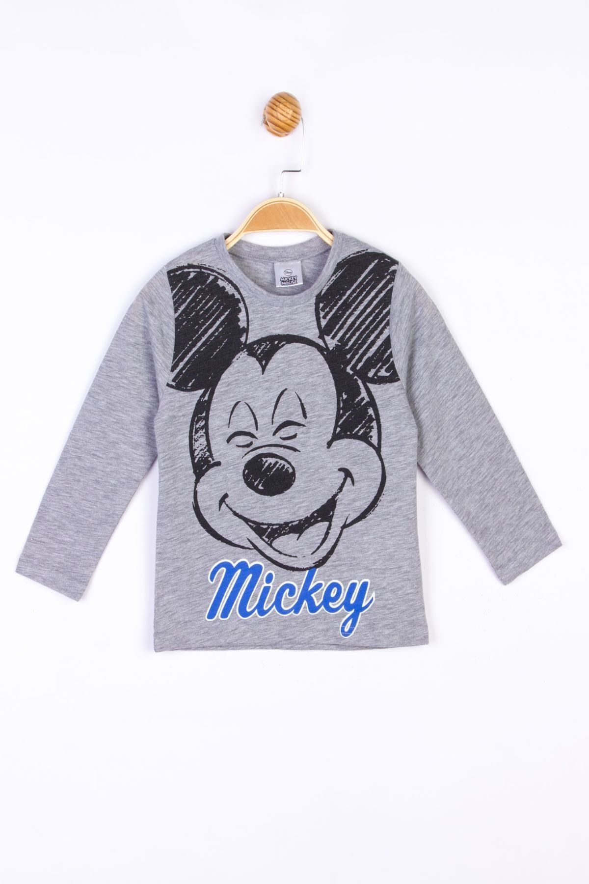 Mickey Mouse Mickey Çocuk Uzun Kol Tişört 18096