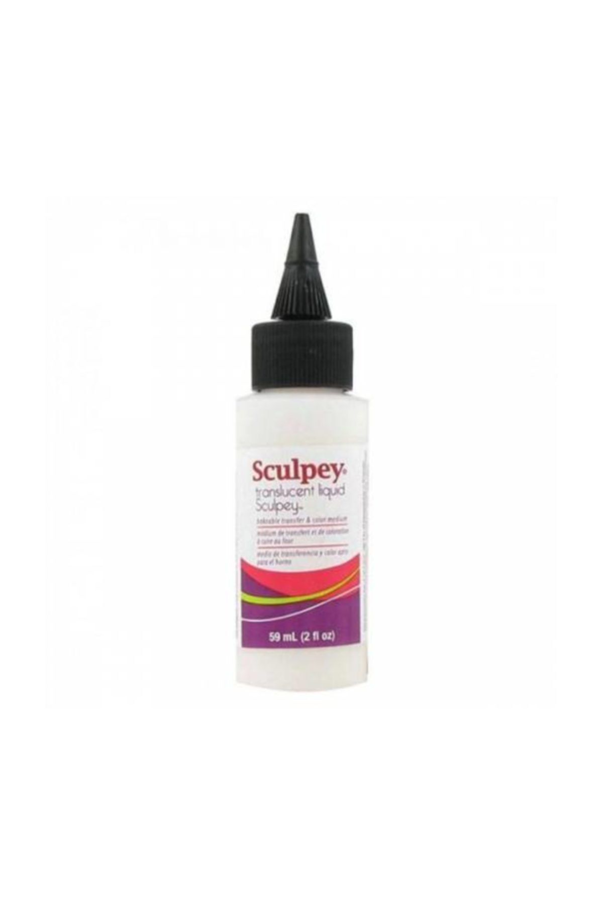 Sculpey Transluscent Liquid Sculpey (Yarı Saydam Sıvı Polimer Kil, Fırınlanabilir Transfer ve Renklendirme M