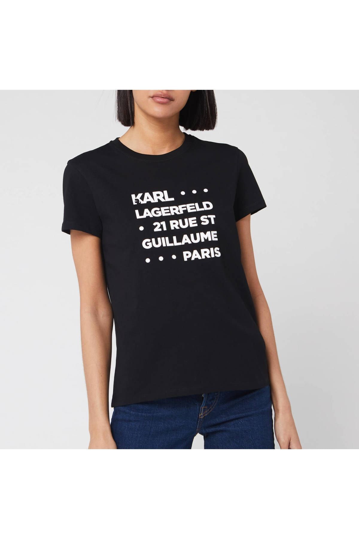 Karl Lagerfeld Logo Adres T-shirt