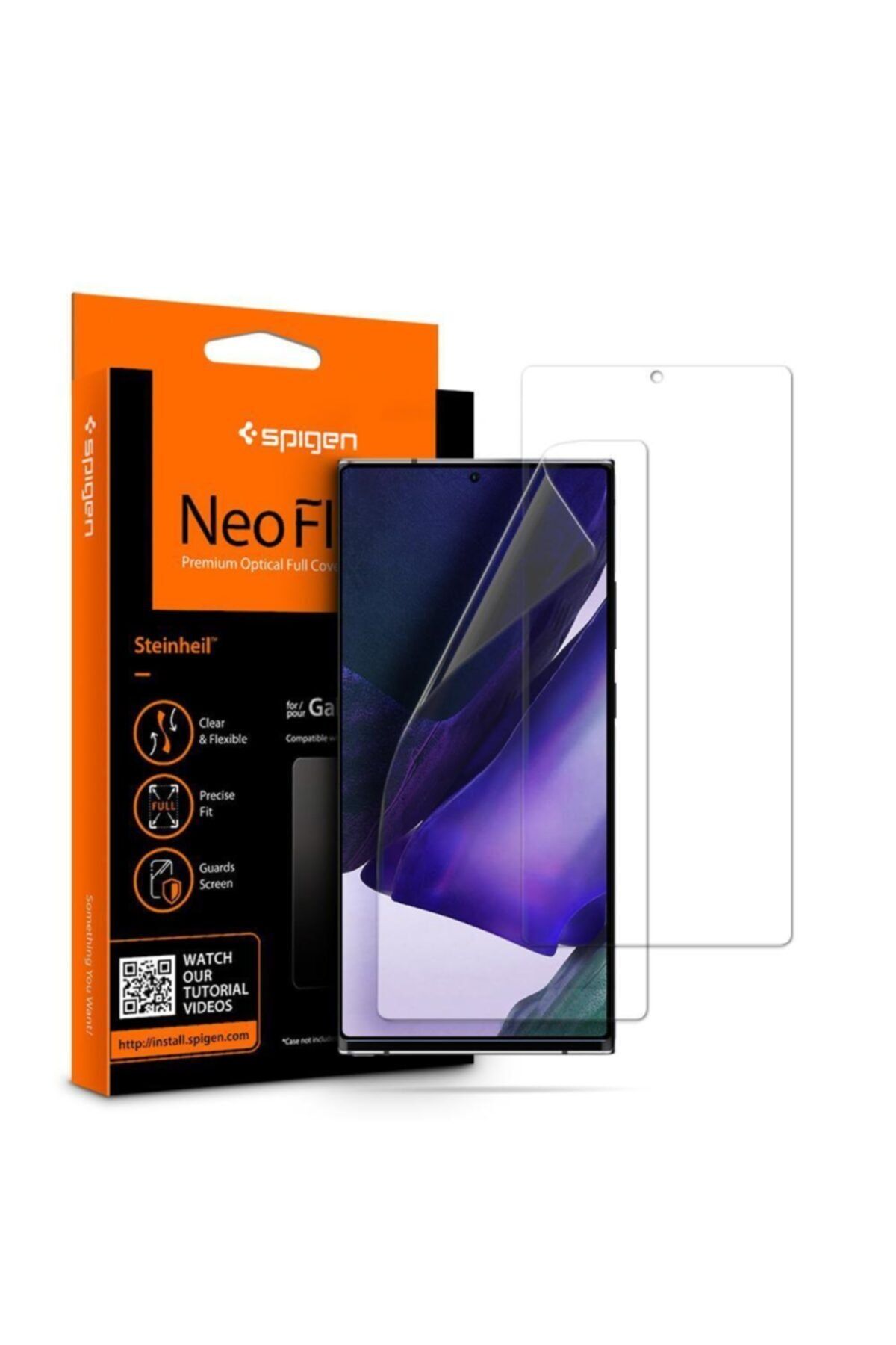 Spigen Samsung Galaxy Note 20 Ultra Ekran Koruyucu Film Neo Flex HD (2 Adet) - AFL01445