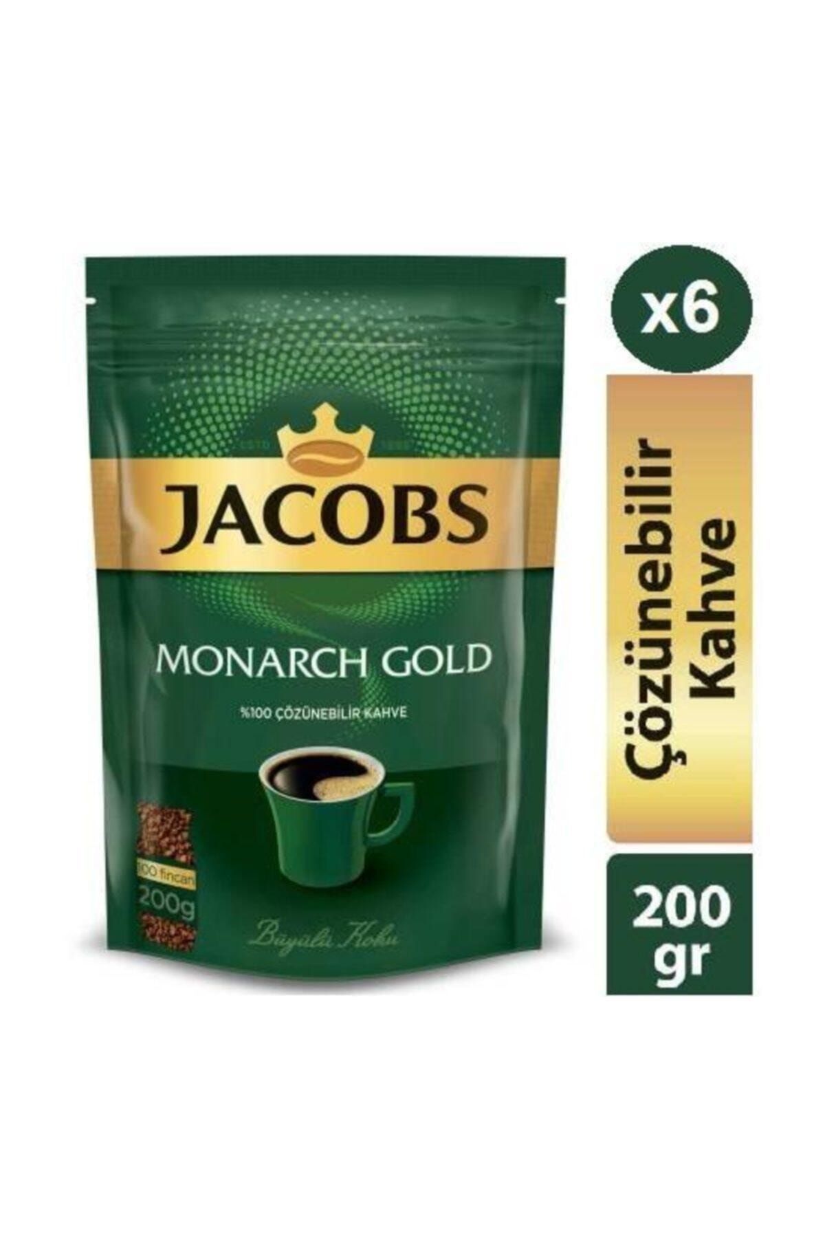 Jacobs Monarch Gold 200g * 6 Adet Ekopaket Hazır Kahve