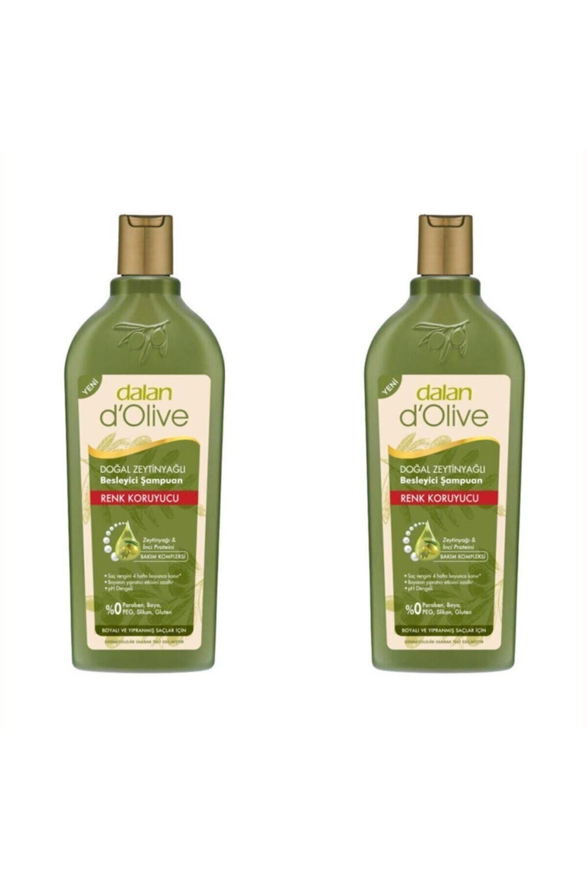 Dalan 2 Adet D’olive Zeytinyağlı Renk Koruyucu Şampuan 400 ml