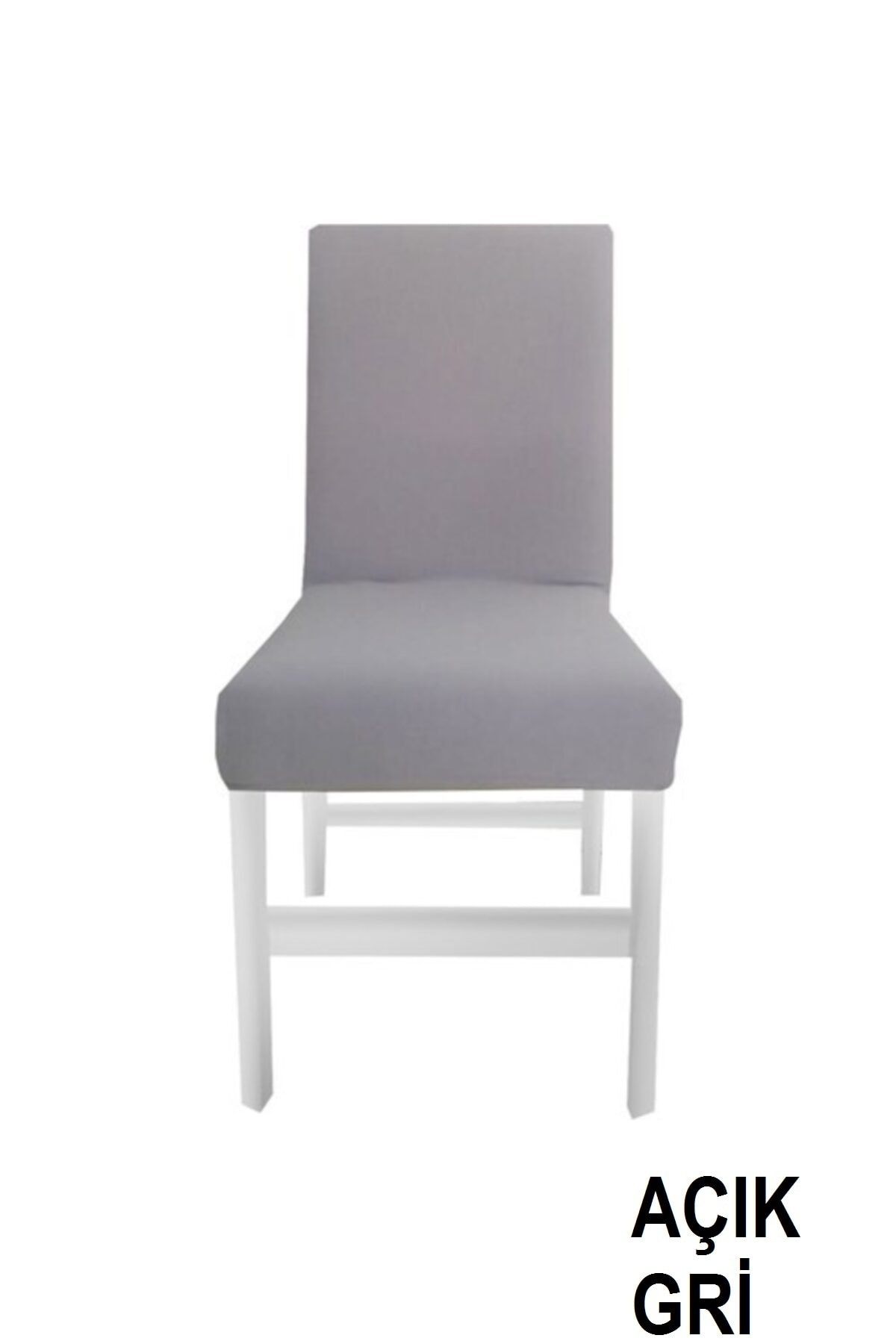 Madame Blue Soft Bambu Kumaş Esnek Likralı 6’lı Sandalye Kılıfı &