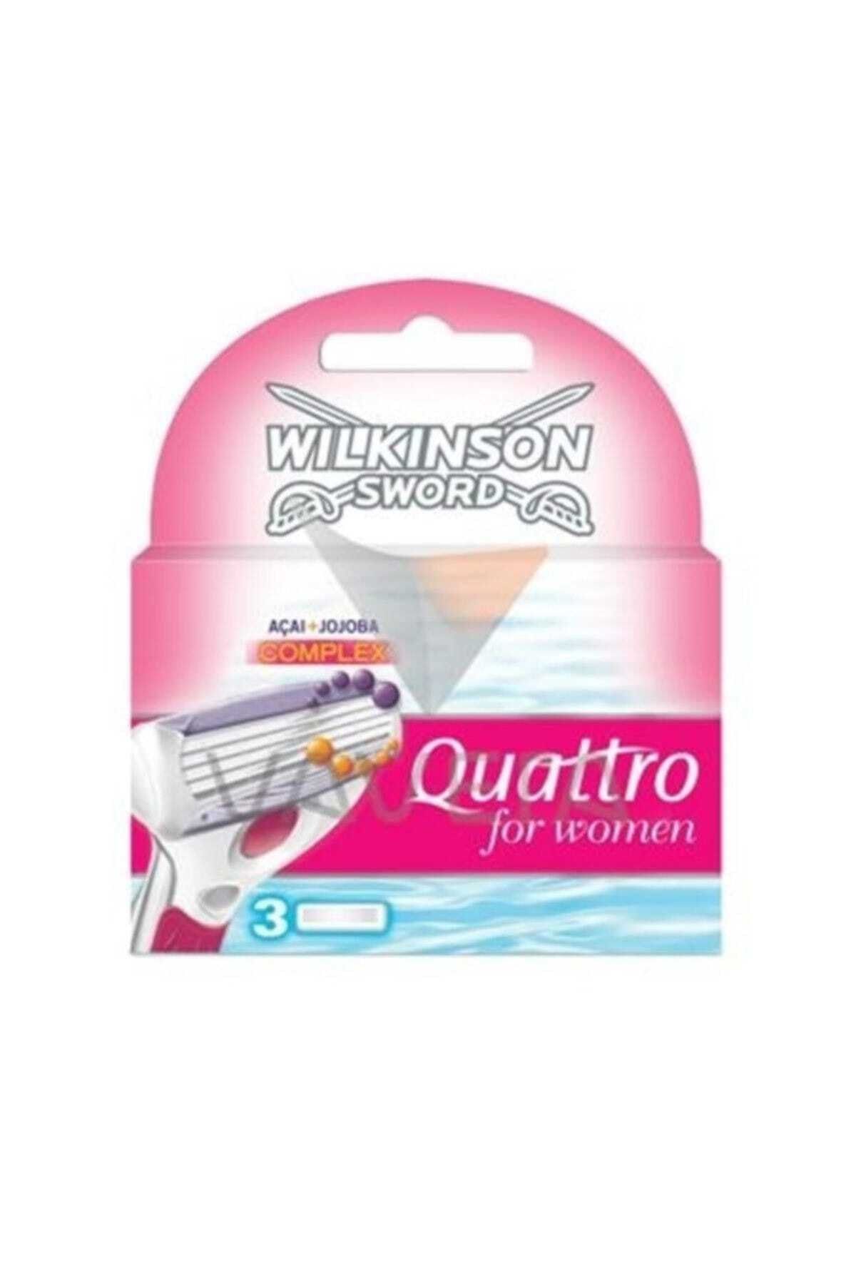 Wilkinson Quattro For Women 3Lü Yedek Tıraş
