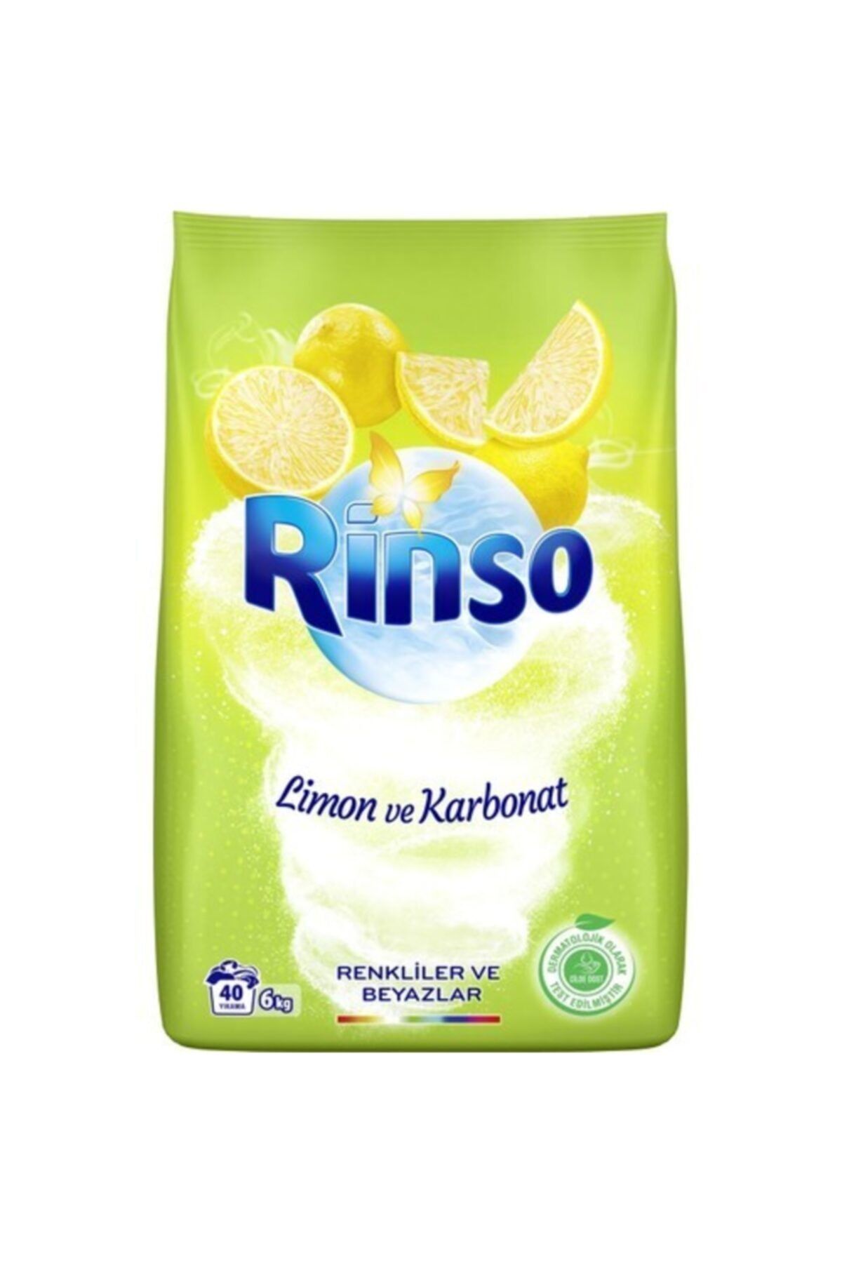 Rinso Limon Ve Karbonat Renkliler Ve Beyazlar Için Toz Çamaşır Deterjanı 6 Kg 40 Yıkama