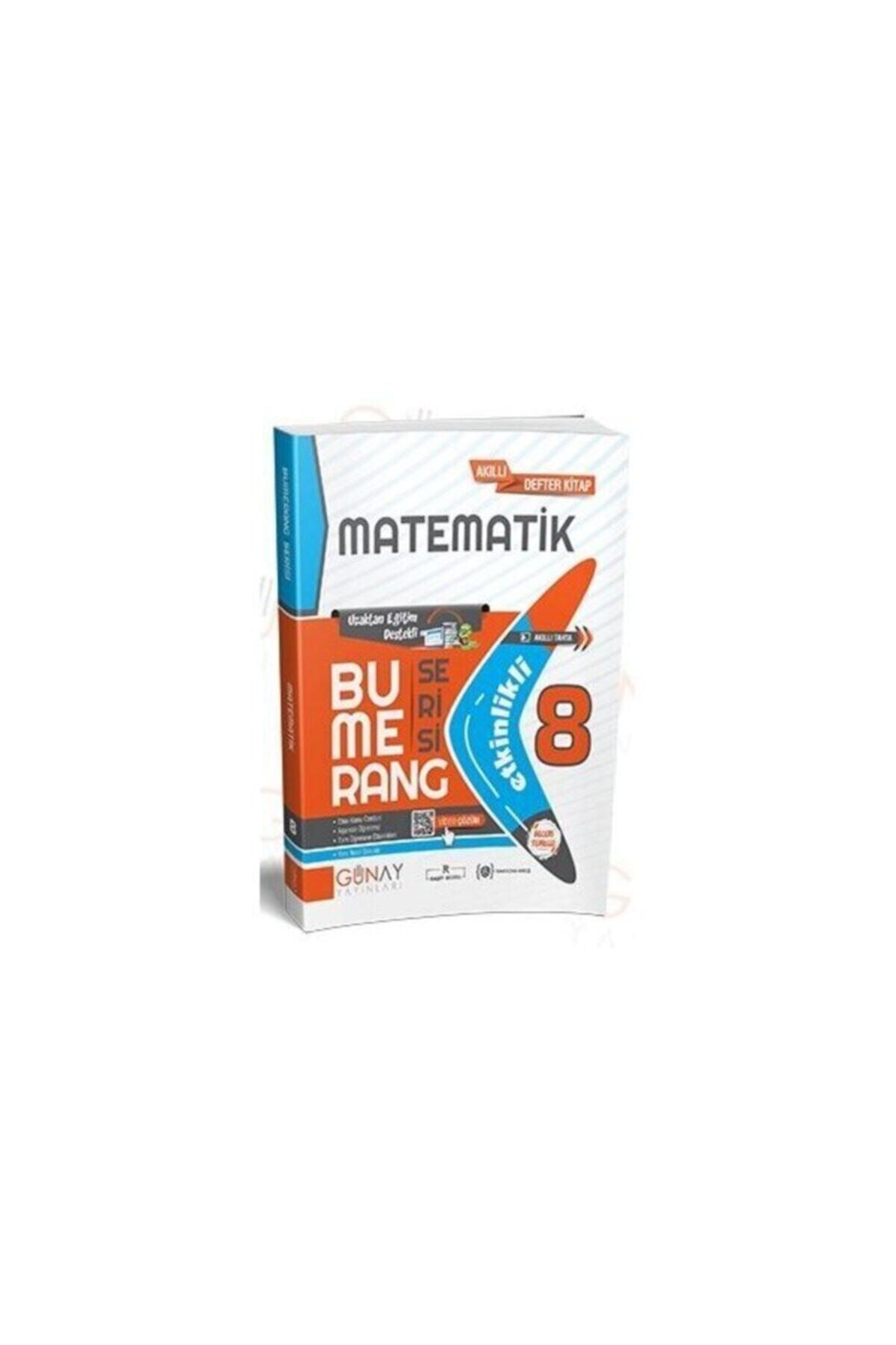 Günay Yayıncılık Bumerang Serisi 8. Sınıf Etkinlikli Matematik Akıllı Kitap Günay Yayınları
