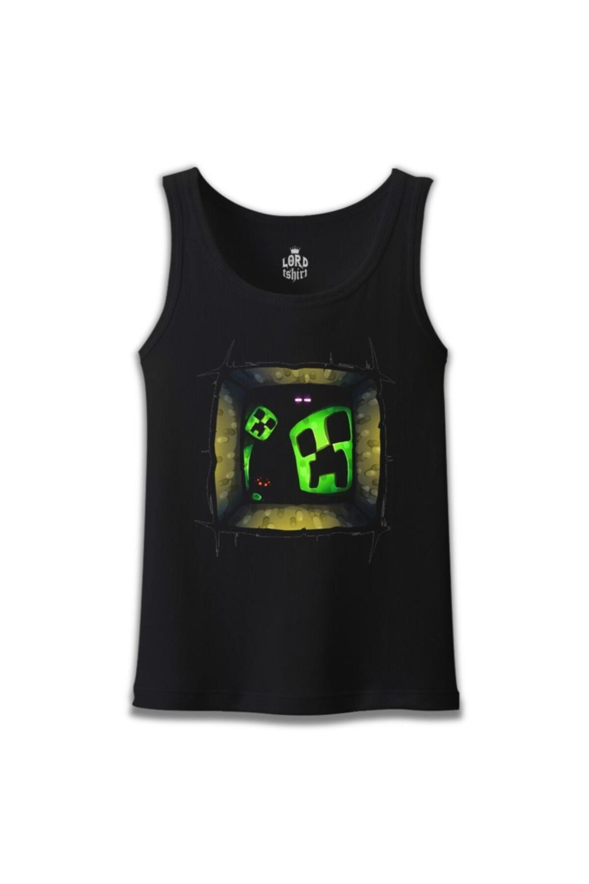 Lord T-Shirt Erkek Siyah Minecraft 5 Atlet - ea-533