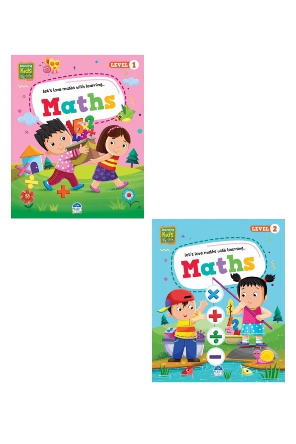 Martı Yayınları Maths Learning Kids (level 1-2 ) 2 Kitap Set