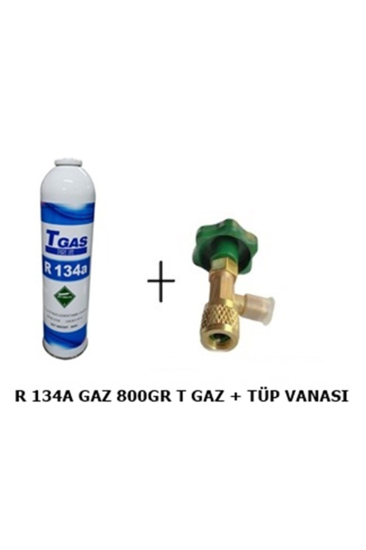 T GAZ R 134 A Oto Klima Gazı (800 Gr) Soğutucu Gaz + Vana