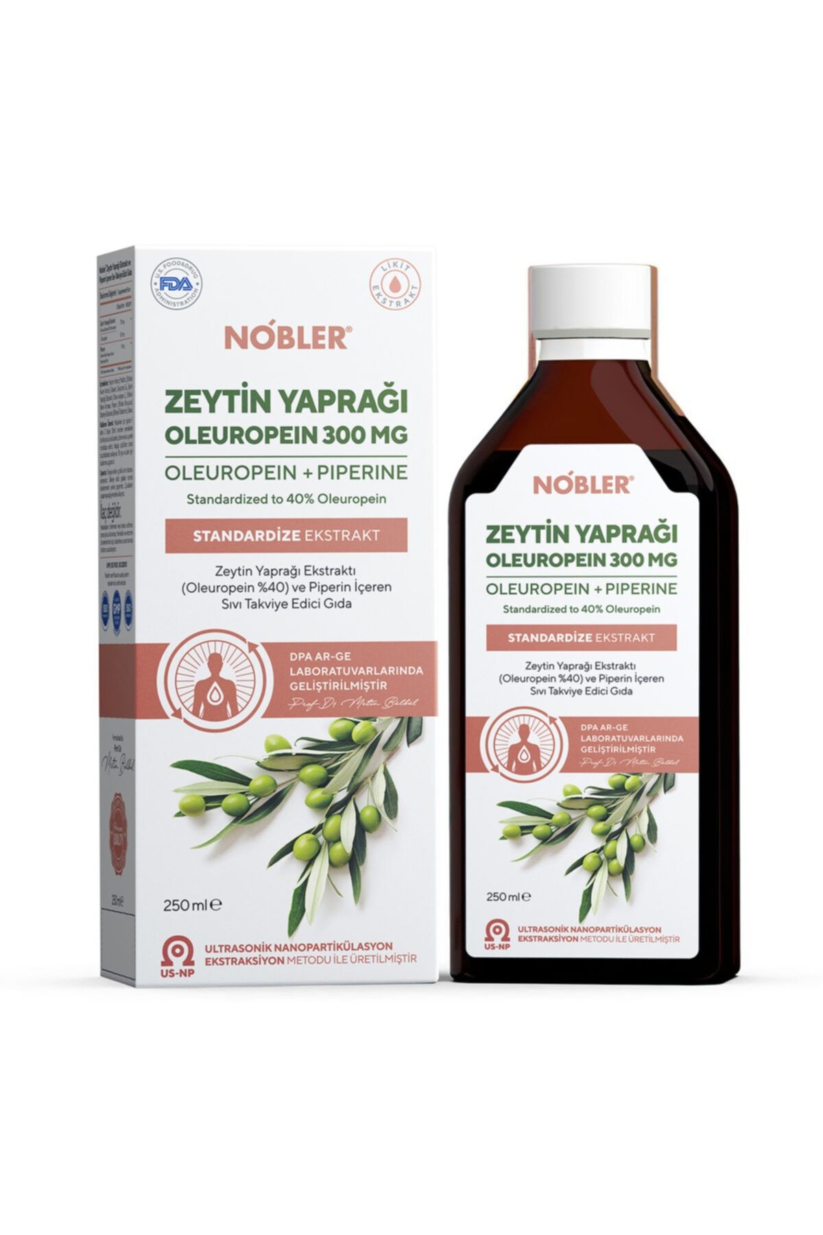 Nobler ® Zeytin Yaprağı Ekstraktı 250 Ml