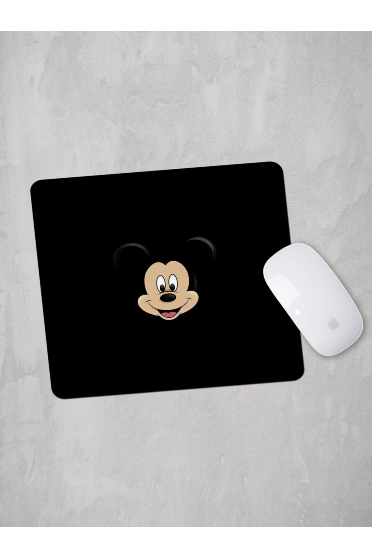 Genel Markalar Mickey Mouse Minimal Tasarım Mouse Pad