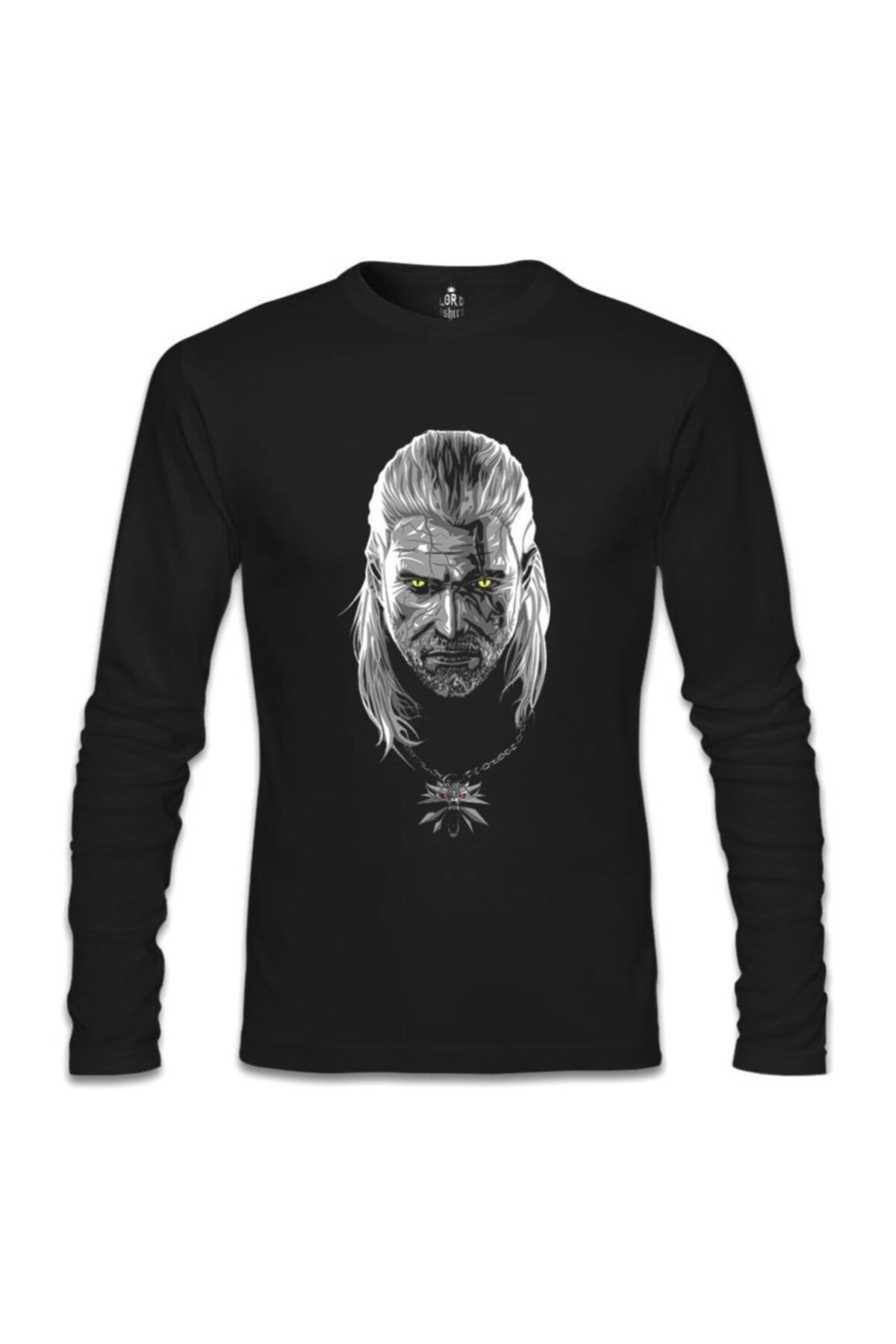 Lord T-Shirt Erkek Siyah The Witcher 3 Toxicity Sweatshirt sl-1036