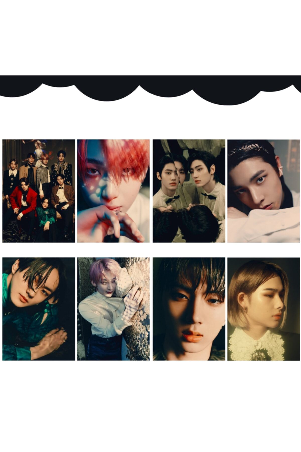 Kpop Dünyasi Enhypen '' Dımensıon : Dılemma '' Grup Ve Üye Poster Seti