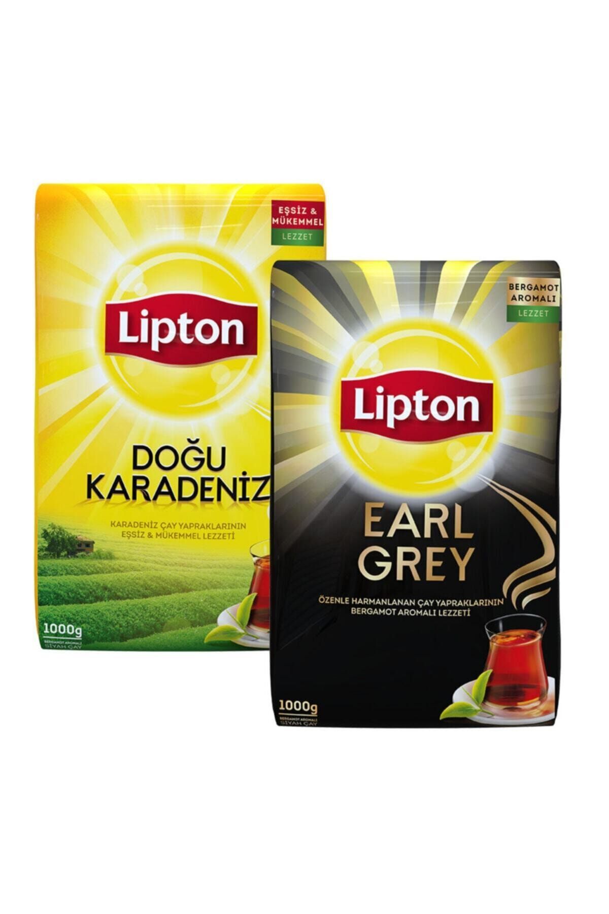 Lipton Doğu Karadeniz Dökme Çay 1000gr + Earl Grey Dökme Çay 1000gr