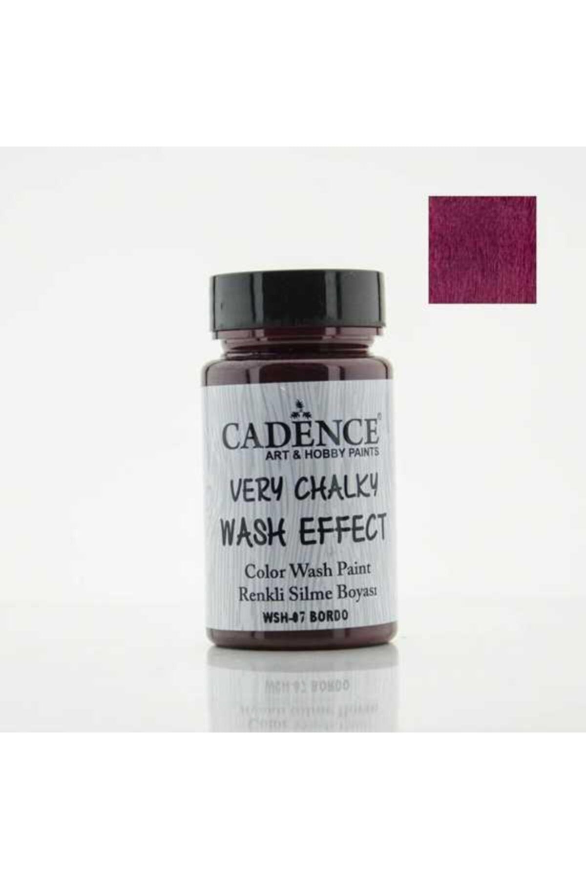 Cadence Wash Effect Renkli Silme Boyası 90 ml. 07 Bordo