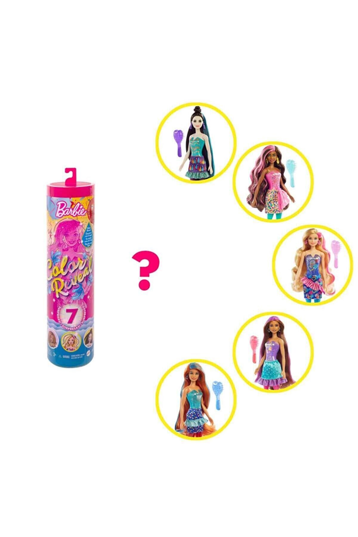 Barbie Color Reveal Renk Değiştiren Sürpriz Parti Serisi - Seri 4 Gwc58
