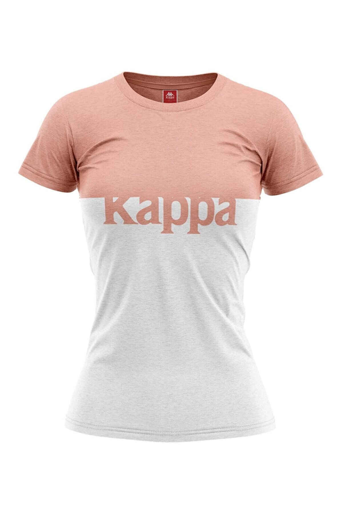 Kappa Kadın Baskılı T-shirt Batız Somon