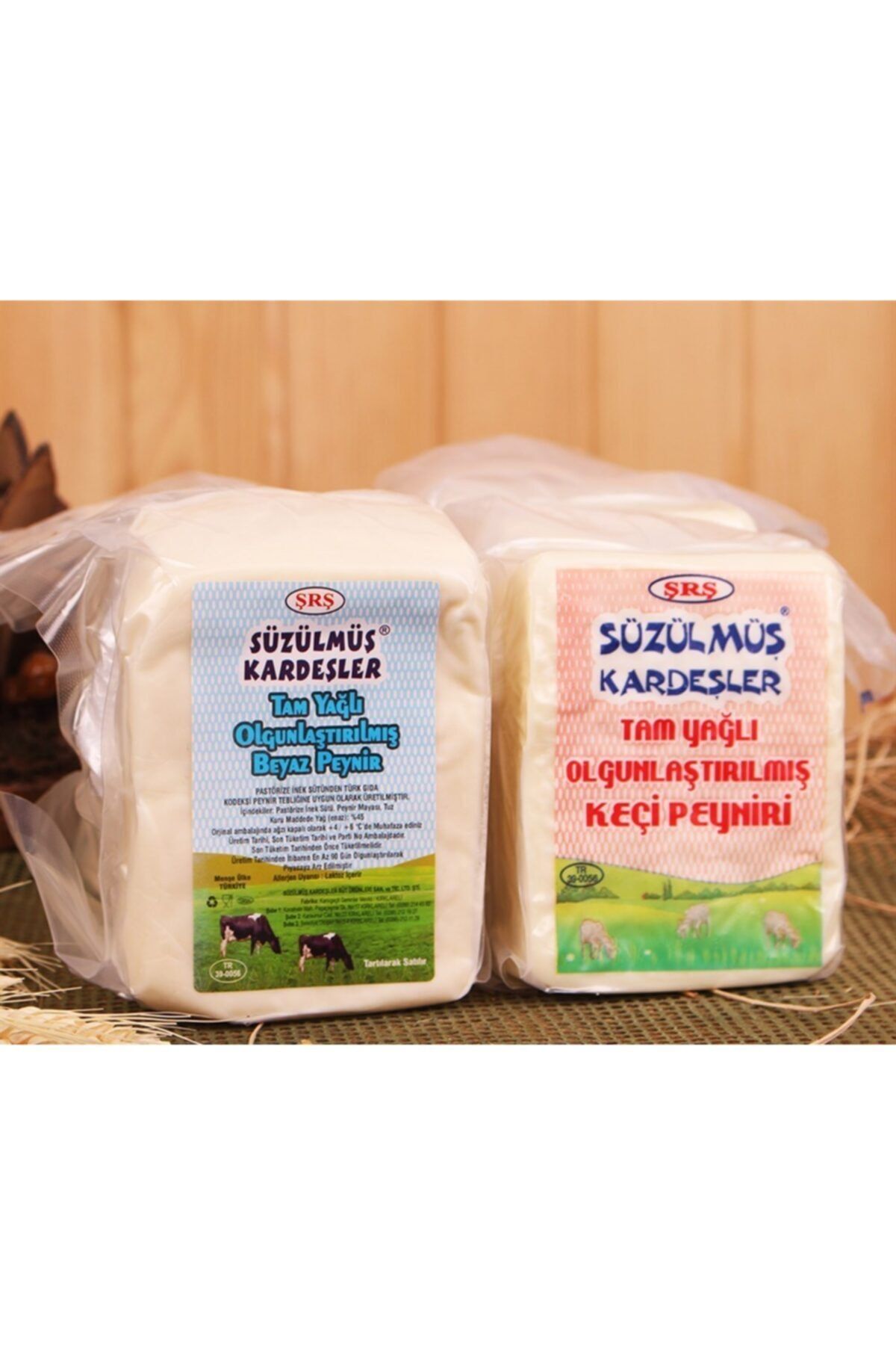 Süzülmüş Kardeşler Inek-keçi Vakumlu Peynir Paketi 3kg
