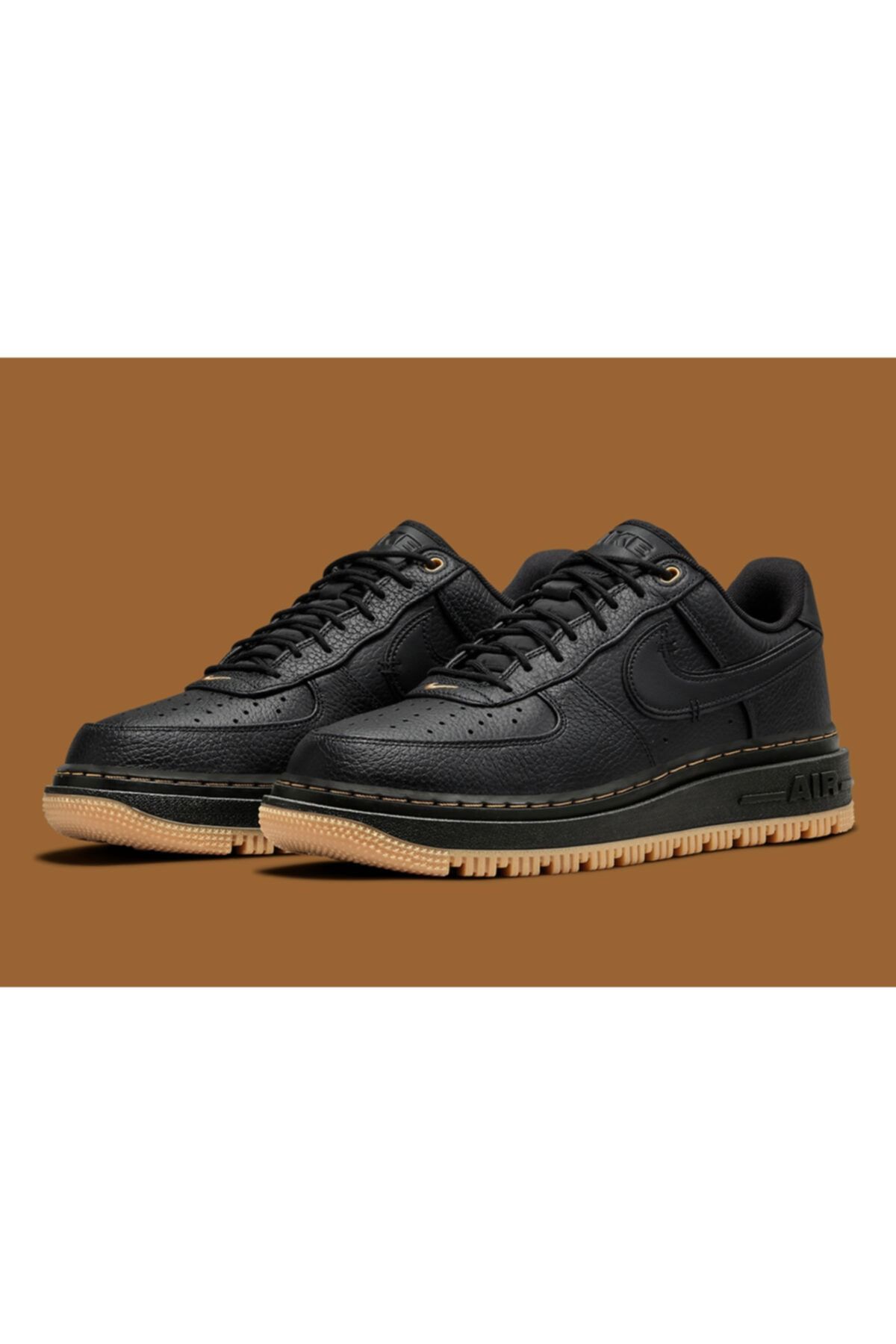 Nike Air Force 1 Luxe Siyah Renk Erkek Sneaker Ayakkabısı