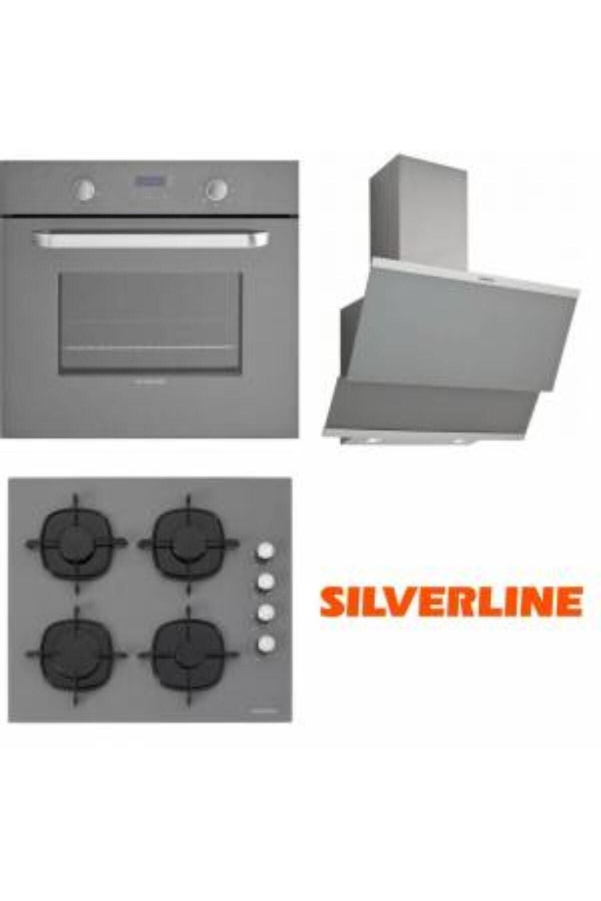 Silverline Gri Cam Ankastre Set BO6181S02 - CS5335S01 - 3420 Classy