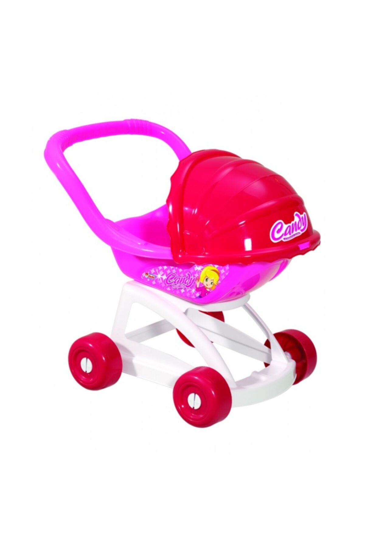 DEDE 01370 Candy Tenteli Bebek Arabası Oyuncak