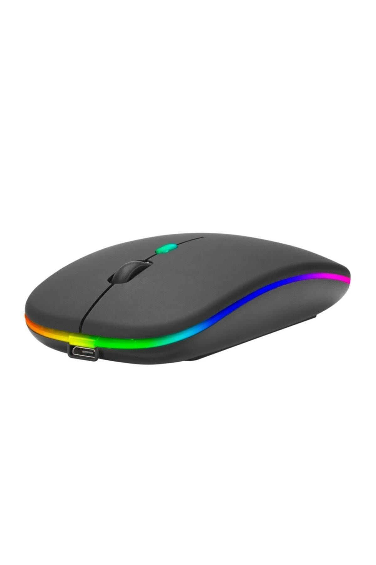 Platoon Sessiz Ve Ergonomik Mouse Kablosuz Mouse Wireless Şarjlı Edilebilir Usb Rgb Mouse