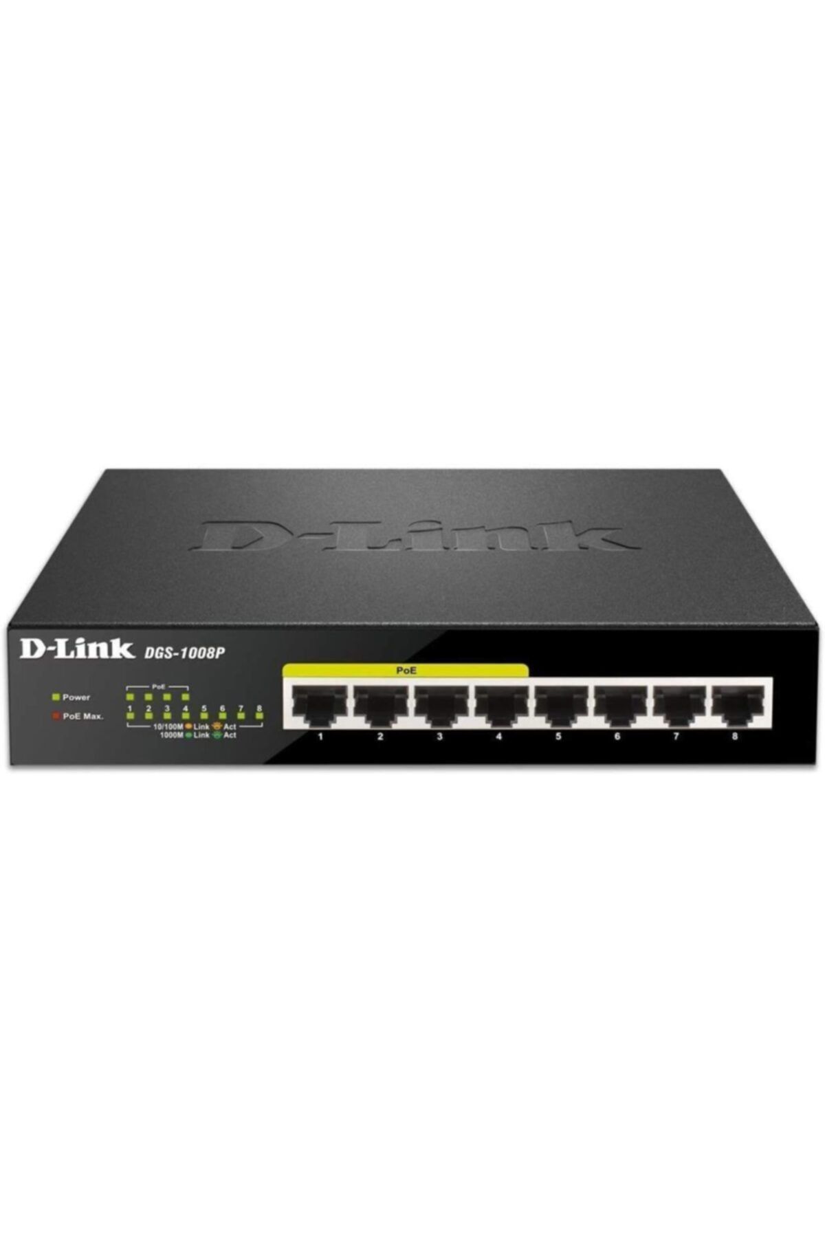 D-Link Poe Switch, 8 Bağlantı Noktalı Ethernet
