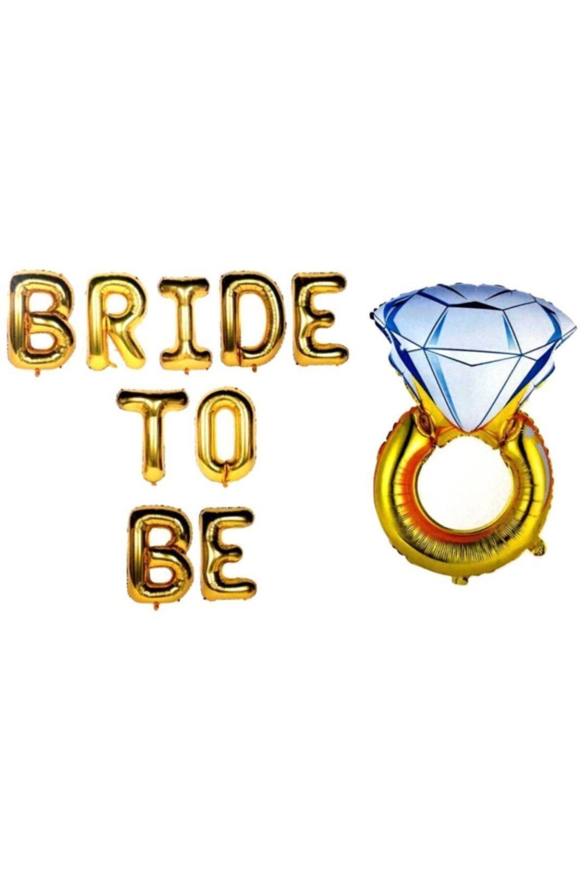 PartiPan Bride To Be Yüzük Folyo Balon Gold 40 Cm