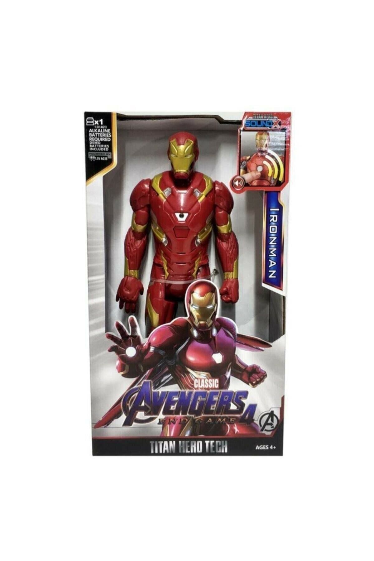 AVENGERS Iron-man Action Figür Kahraman Oyuncak Işıklı Konuşan 28.5 Cm