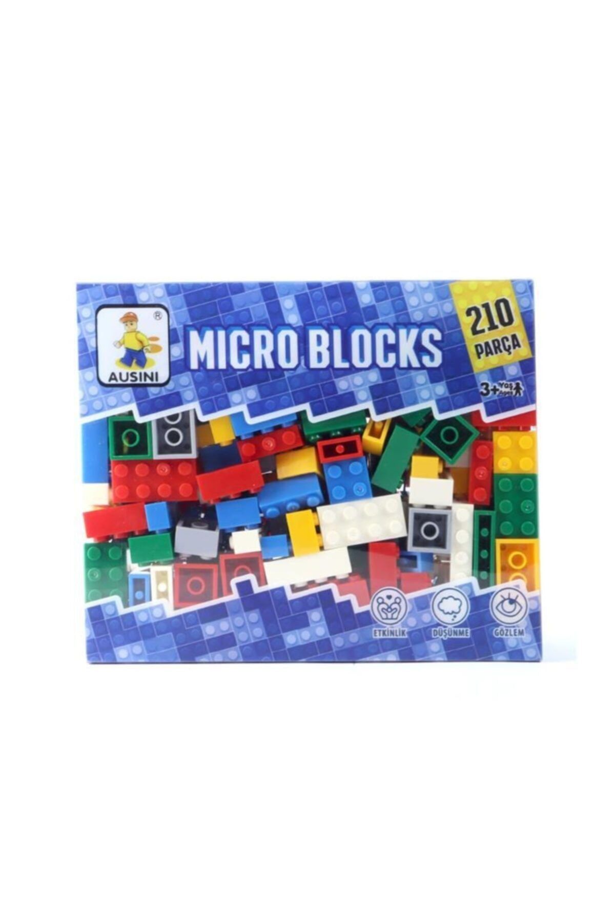 Genel Markalar Kutulu Renkli Bloklar 210 Parça