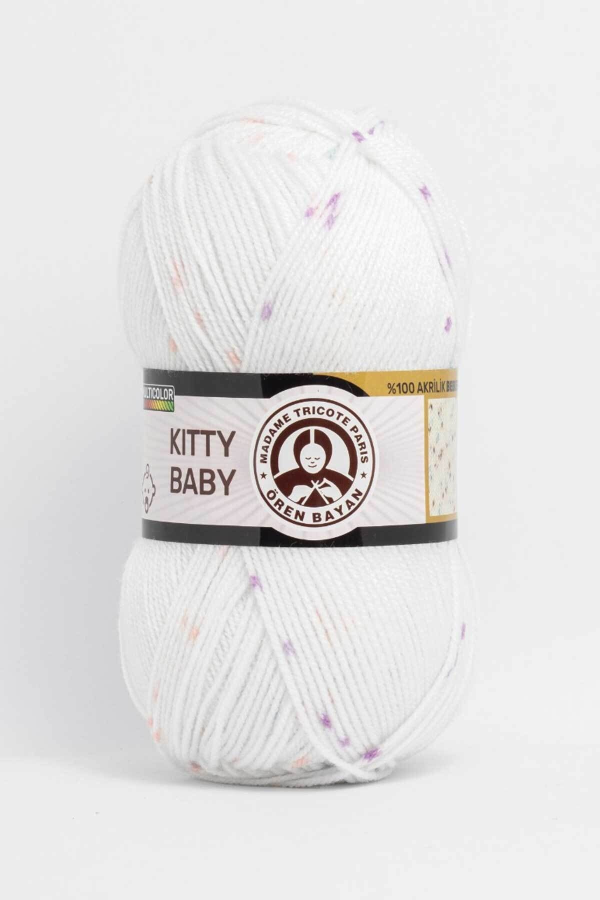 Ören Bayan Kitty Baby El Örgü Ipi 100gr 1adettir Renk 388 Model 0262