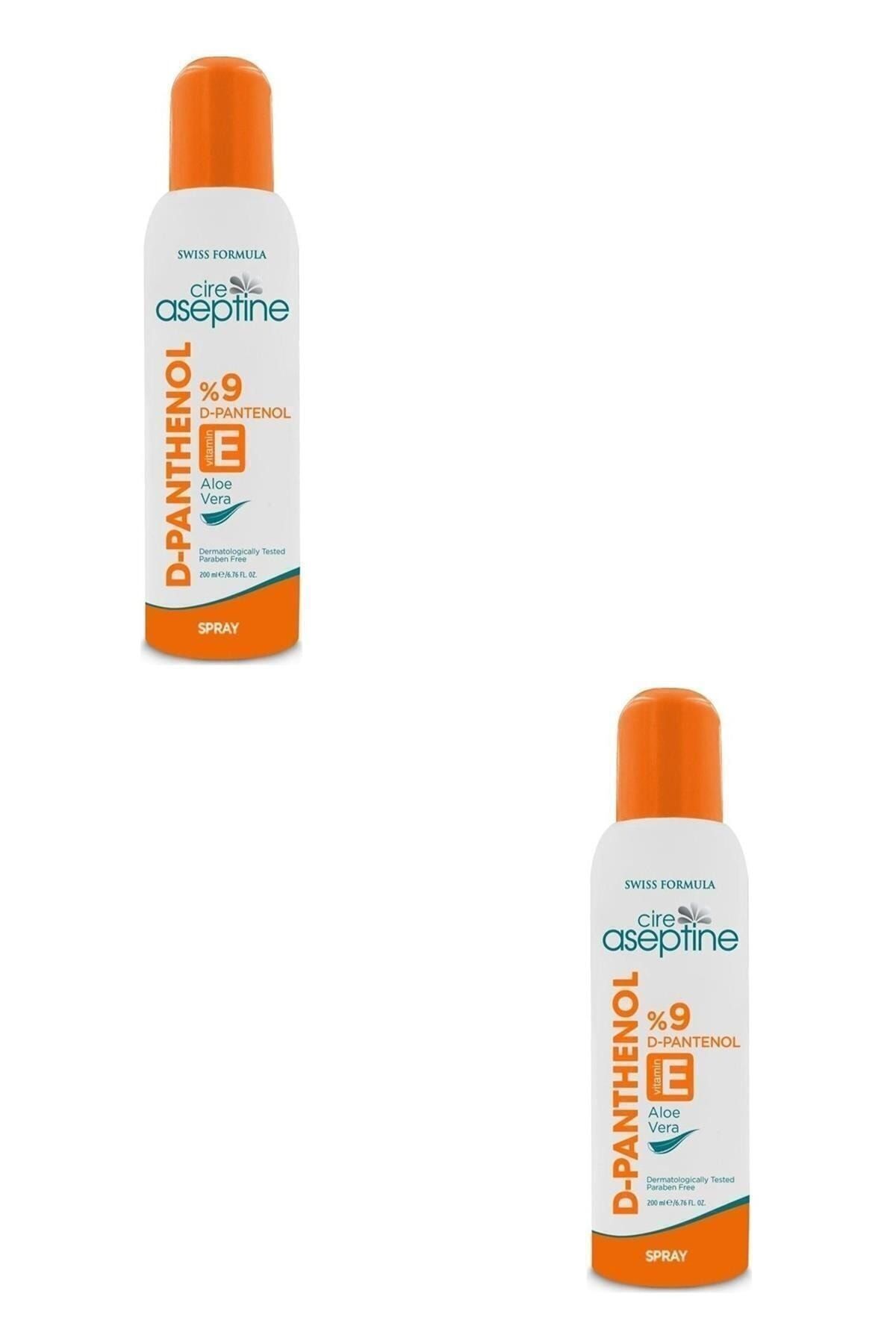 Cire Aseptine 2 X D-panthenol Spray 200 Ml ( 2 Ürün )