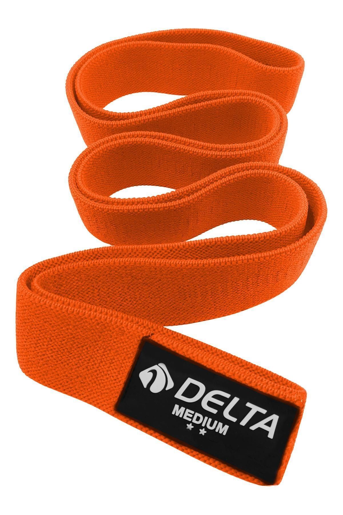 Delta Orta Sert SuperLoop Bant Barfiks Çekmeye Yardımcı Direnç Bandı Lastiği (Uç Kısmı Kapalı)
