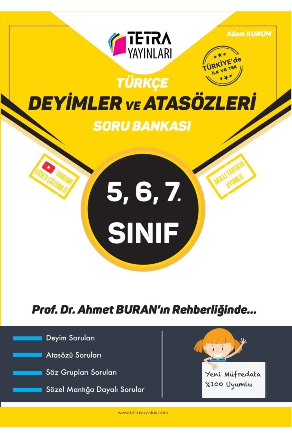 TETRA Yayınları 5-6-7. Sınıf Türkçe Deyimler Ve Atasözleri Soru Bankası