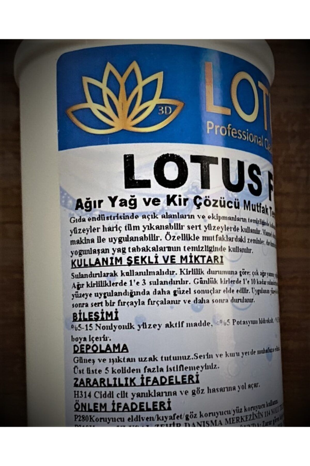 Lotus Fırın, Ocak, Araba Yağ Çöz 1000 Ml