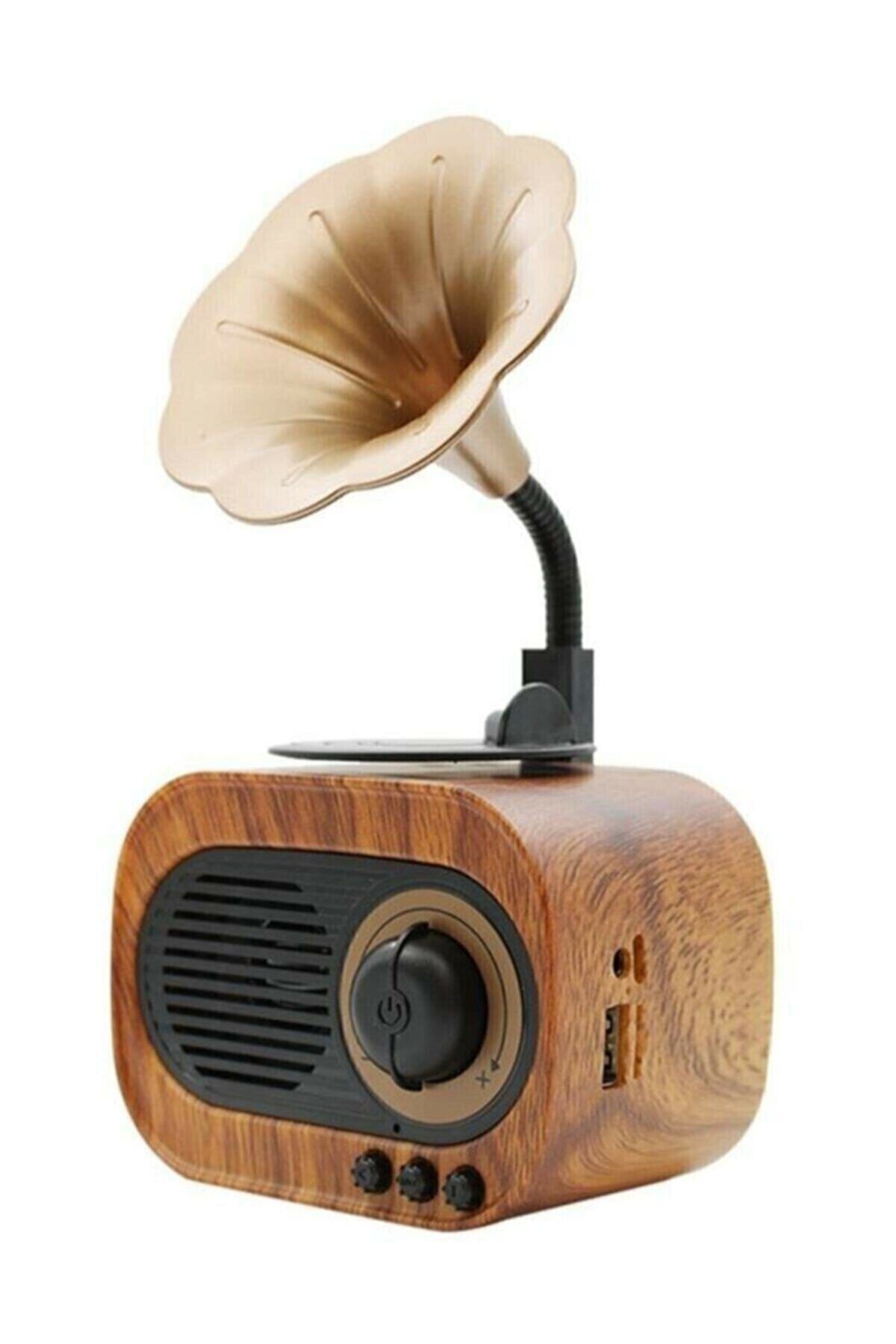 Anyplus B5 Nostaljik Mini Radyo Gramofon Bluetooth/radyo/usb/sd Speaker