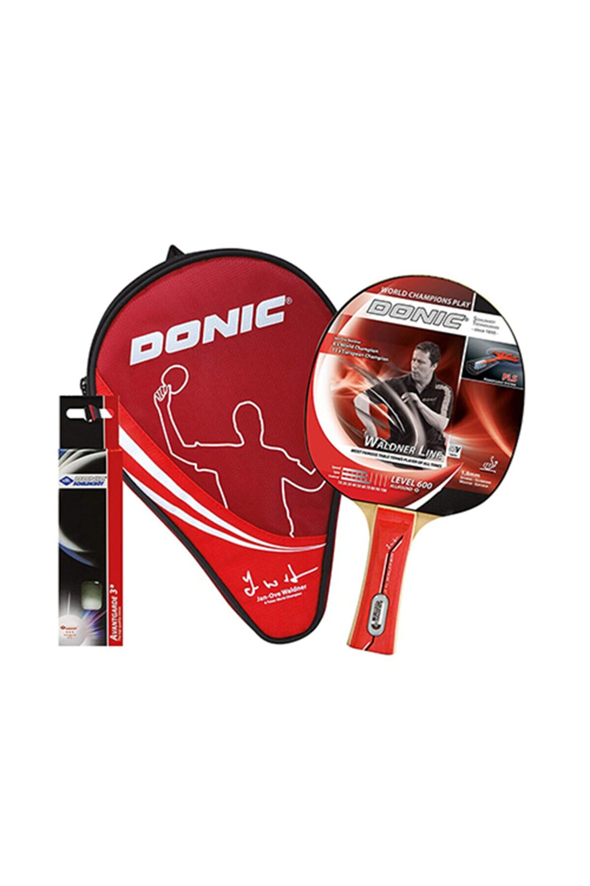 Donic Masa Tenisi Raket + Kılıf Set - ITTF Onaylı - 30898