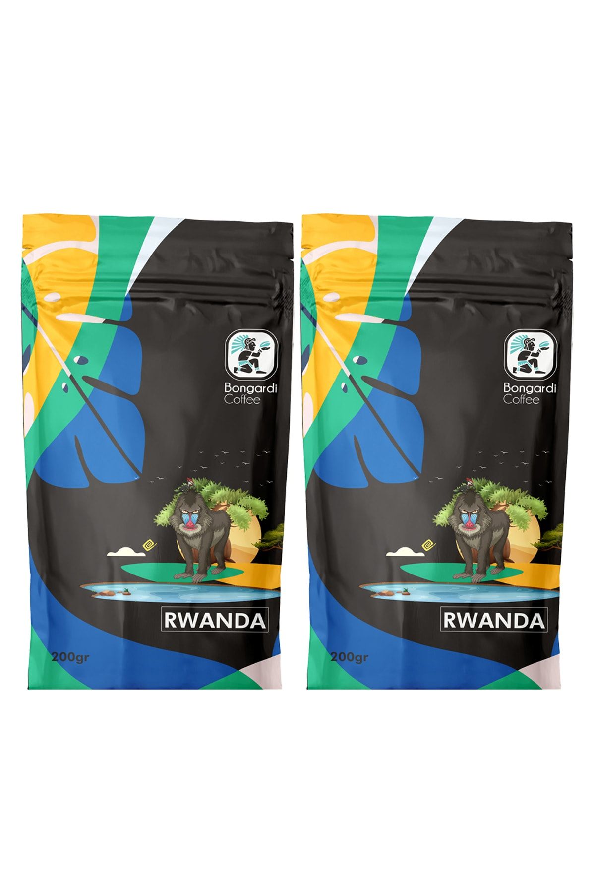 Bongardi Coffee 2x200 gram Ruanda Yöresel Filtre Kahve Makinesi Uyumlu