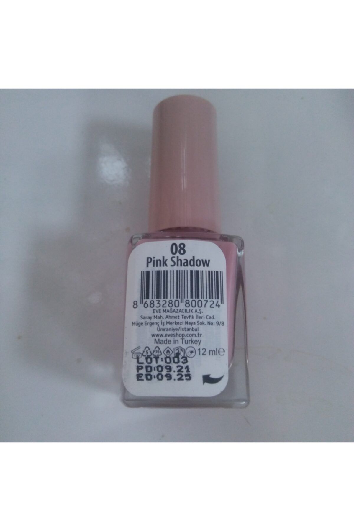 beauty girl 08 Pink Shadow 12 Ml 8683280800724 Oje