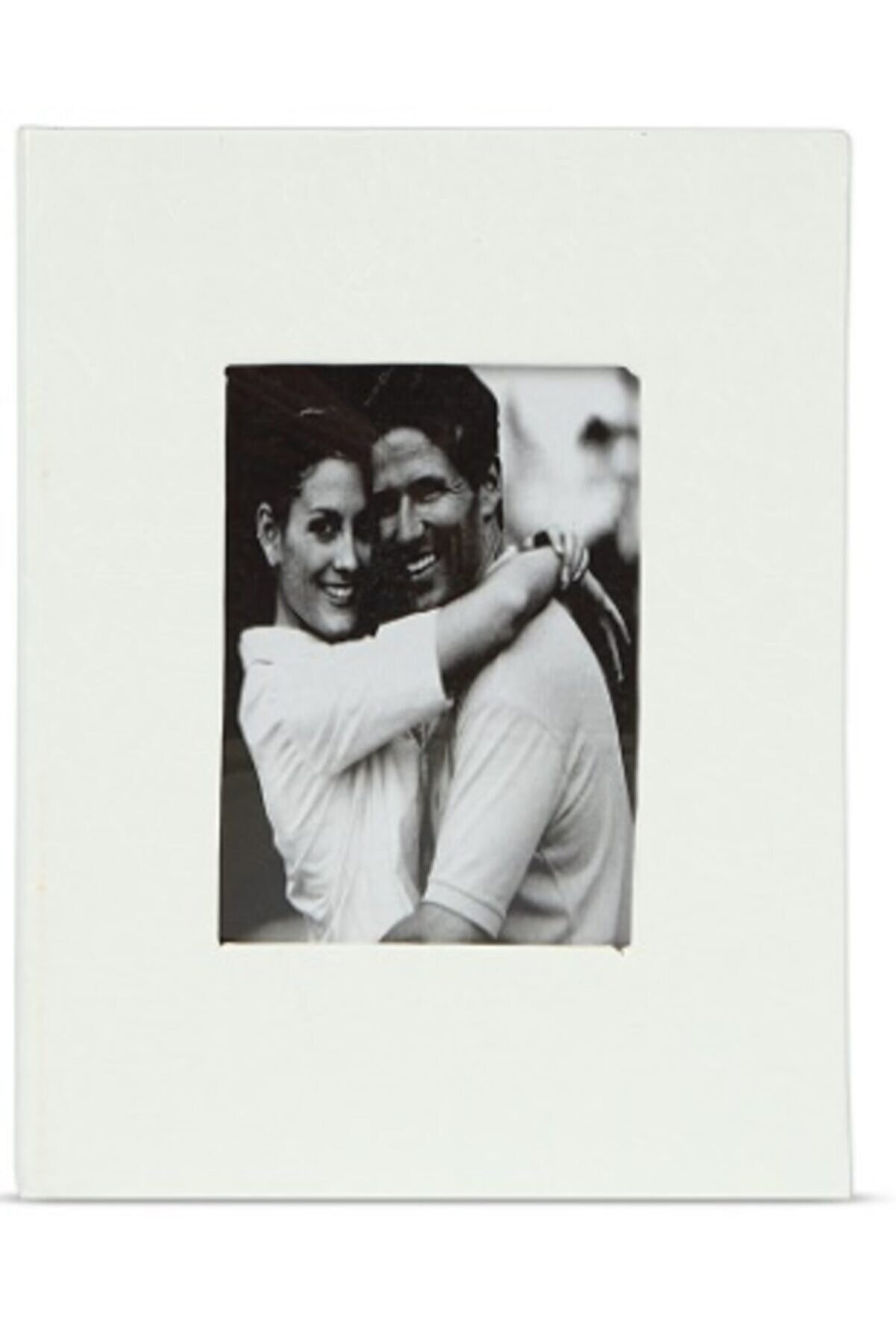 Vural Foto Baskı 100lü 15x20cm Fotoğraf Albümü Beyaz - Deri Kaplı Foto Pencereli - Aile Resimleri Için Album