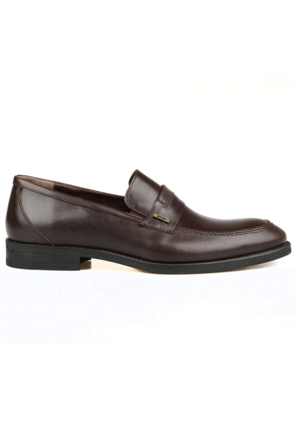 FootCourt Erkek Kahverengi Deri Klasik Büyük Numara Ayakkabı