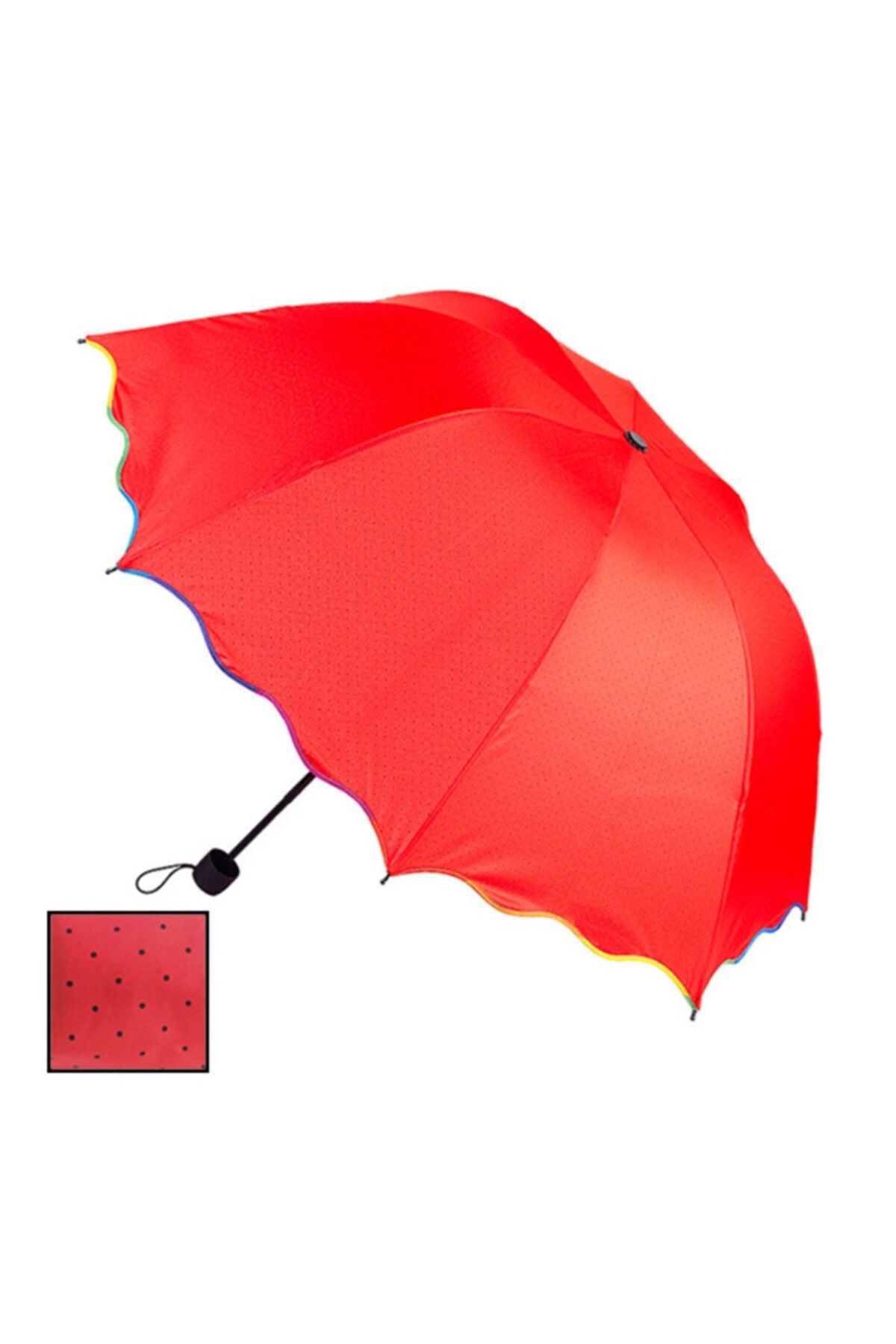 Rubenis Rb-065k Kırmızı Bayan Şemsiyesi